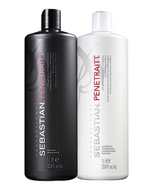 Kit Sebastian Professional Penetraitt Salon Duo - Shampoo 1000ml + Condicionador 1000ml