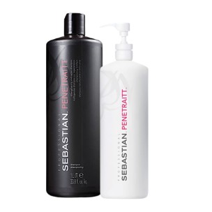 Kit Sebastian Professional Penetraitt Salon Duo - Shampoo 1000ml + Máscara 500ml